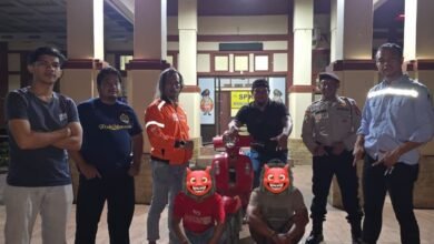 Tim Garangan Polsek Loa Janan berhasil mengamankan dua pelaku curanmor beserta barang bukti