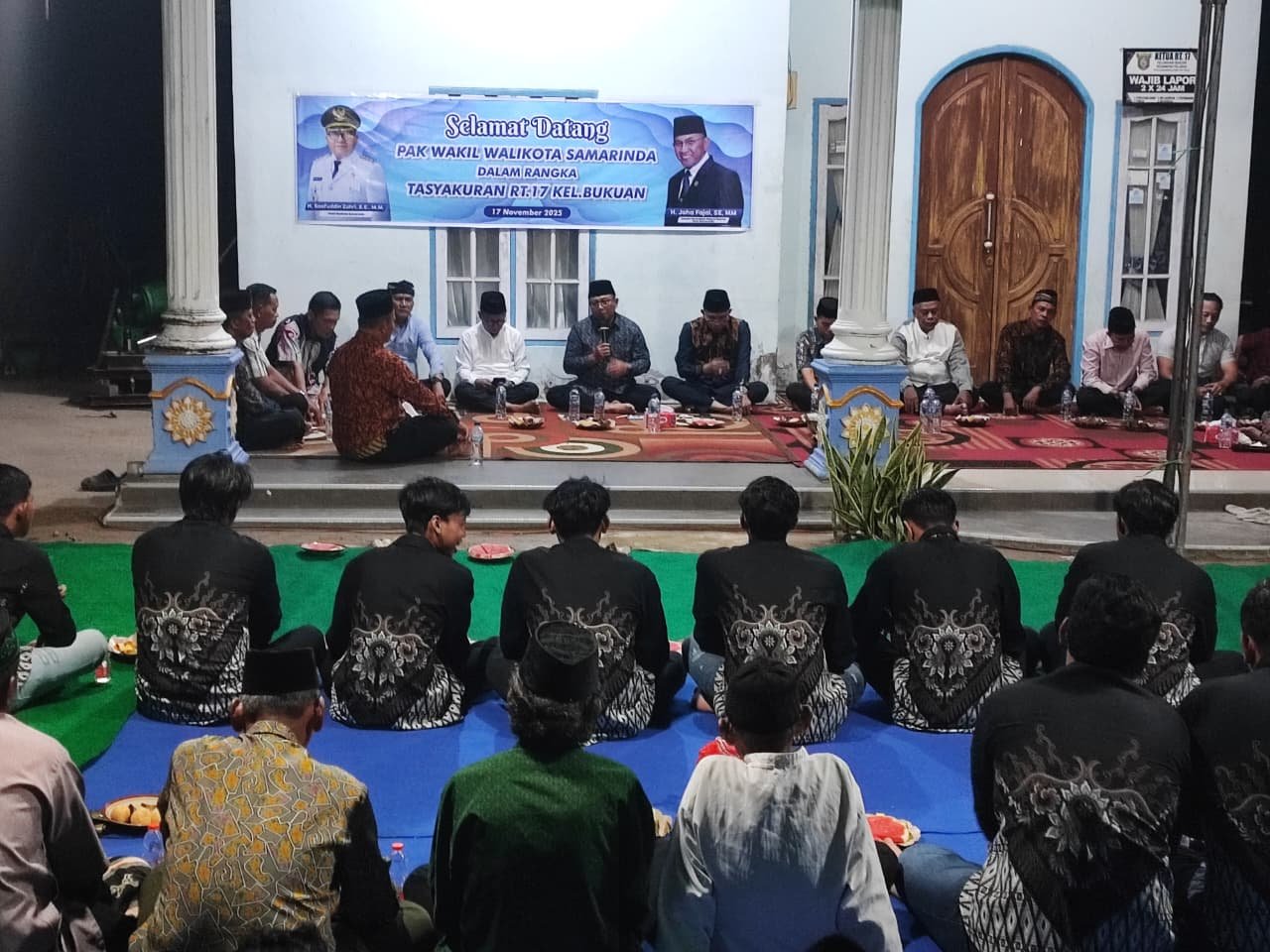 Warga RT 17 Bukuan Gelar Tasyakuran Usai Rampungnya Proyek Semenisasi 630 Meter, Saefuddin Zuhri Tegaskan Pentingnya Kolaborasi 